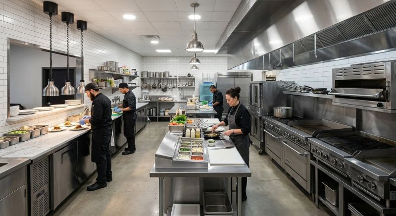 Commercial Kitchen Remodeling project example
